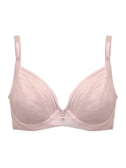 Pour Moi Pink Plunge Taylor Lace Bras - Image 3 of 4