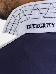 Raging Bull Cut & Sew Harlequin Rugby Shirt - Image 5 of 5