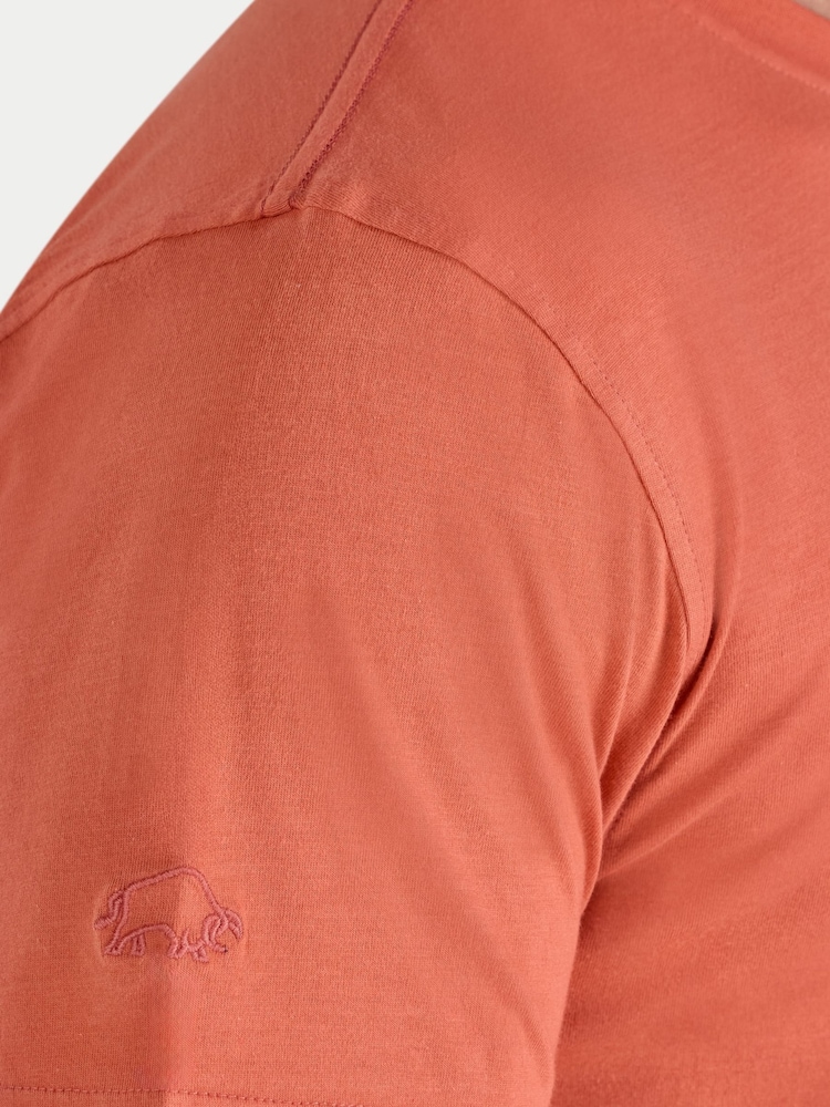 Raging Bull Orange Flock Union Jack T-Shirt - Image 4 of 4