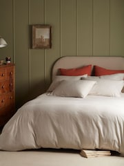 Secret Linen Store Natural Henry Brushed 100% Cotton Duvet Cover - Image 6 of 6