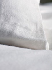 Secret Linen Store White Henry Brushed 100% Cotton Pillowcase - Image 2 of 5