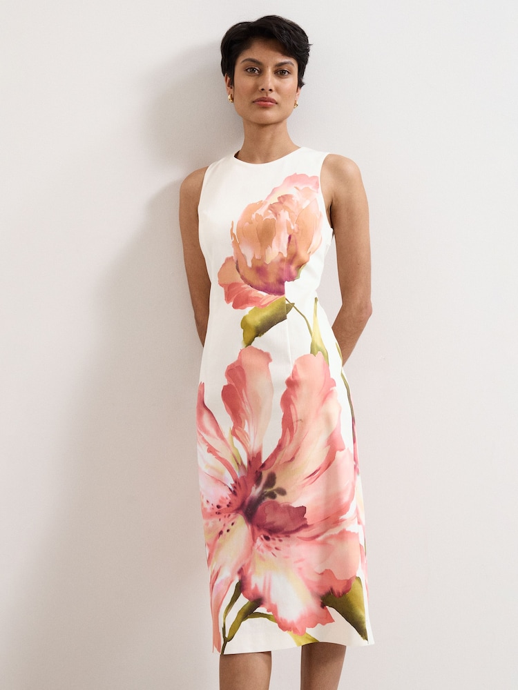 Phase Eight Cream Nadina Floral Dress - Image 1 of 7