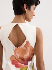 Phase Eight Cream Nadina Floral Dress - Image 5 of 7