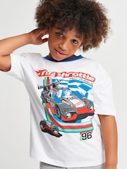 Brand Threads Blue Hot Wheels Short Pyjamas Set - Image 5 of 6