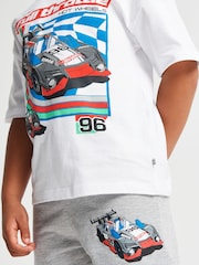 Brand Threads Blue Hot Wheels Short Pyjamas Set - Image 6 of 6