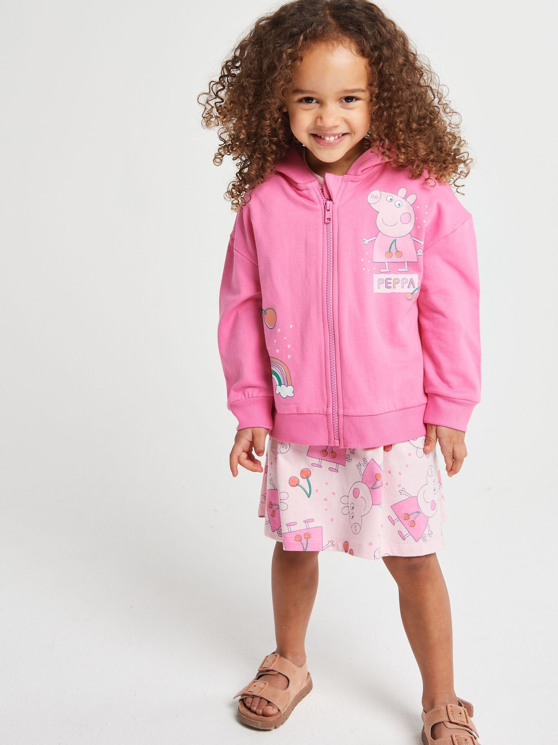 Next：日本 Brand Threads Peppa Pig ドレス & パーカー セット from