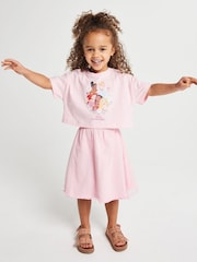 Brand Threads Pink Disney Princess T-Shirt & Tulle Skirt Set - Image 1 of 6