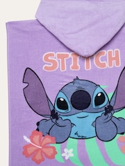 Brand Threads Purple Lilo & Stitch Swim Poncho - Image 4 of 4