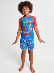 Brand Threads Blue Marvel Avengers Sunsafe Suit - Image 1 of 6