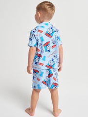 Brand Threads Blue Thomas The Tank Short Pyjamas Set - Image 2 of 6