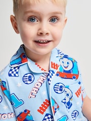 Brand Threads Blue Thomas The Tank Short Pyjamas Set - Image 3 of 6