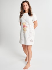 Brand Threads Cream Winnie the Pooh Nightie - Image 1 of 5