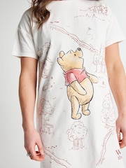 Brand Threads Cream Winnie the Pooh Nightie - Image 4 of 5
