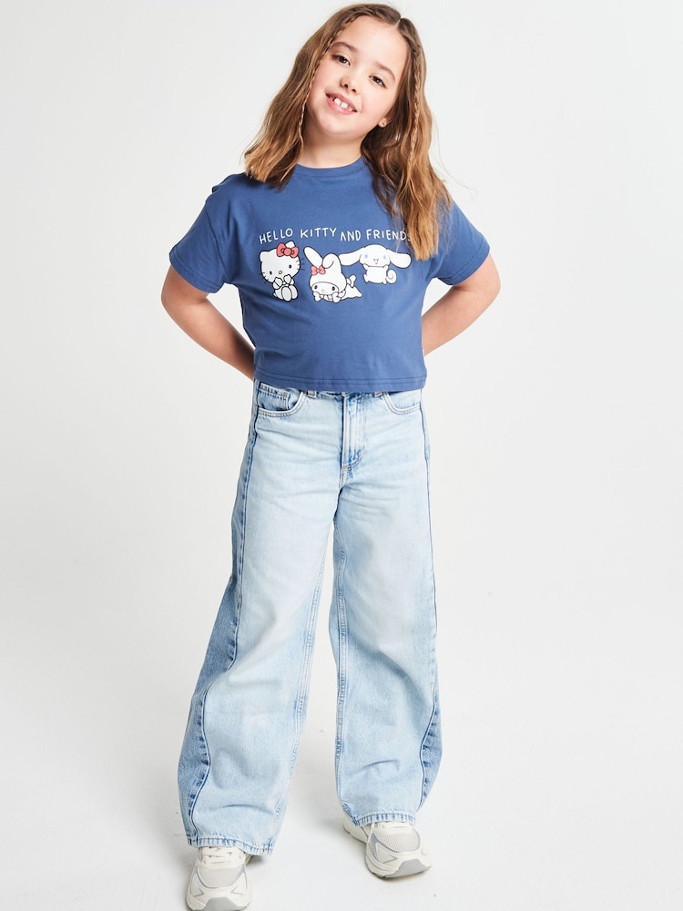 Brand Threads Hello Kitty & Cinnamoroll T-Shirts 2 pack - Imaginea 2 din 5