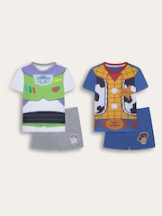 Brand Threads Blue Toy Story Short Pyjamas Set 2 pack - Image 9 of 9