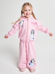 Brand Threads Pink Bluey Joggers Set - Image 1 of 6