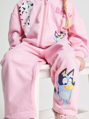Brand Threads Pink Bluey Joggers Set - Image 3 of 6