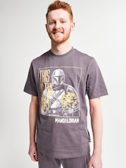 Brand Threads Grey Mandalorian Pyjamas Set - Image 5 of 6