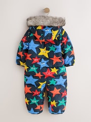Star Print Padded Snowsuit (3mths-7yrs) - Image 2 of 4