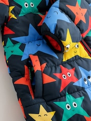 Star Print Padded Snowsuit (3mths-7yrs) - Image 3 of 4