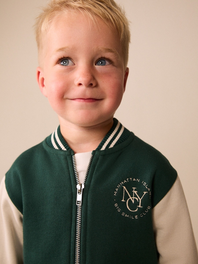 Green Jersey Bomber Jacket (3mths-7yrs) - Image 4 of 4