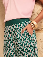 Love & Roses Geo Print Trousers - Attēls 2 no 4