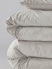 The Set 2 Pack Black Stripe Frill Duvet Cover and Pillowcase Set - Image 3 of 3