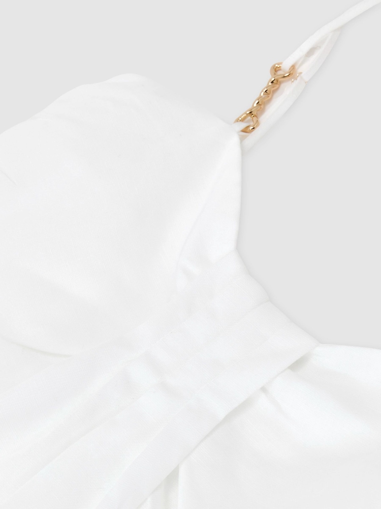 Reiss Ivory Carmen Dress - Image 8 of 8