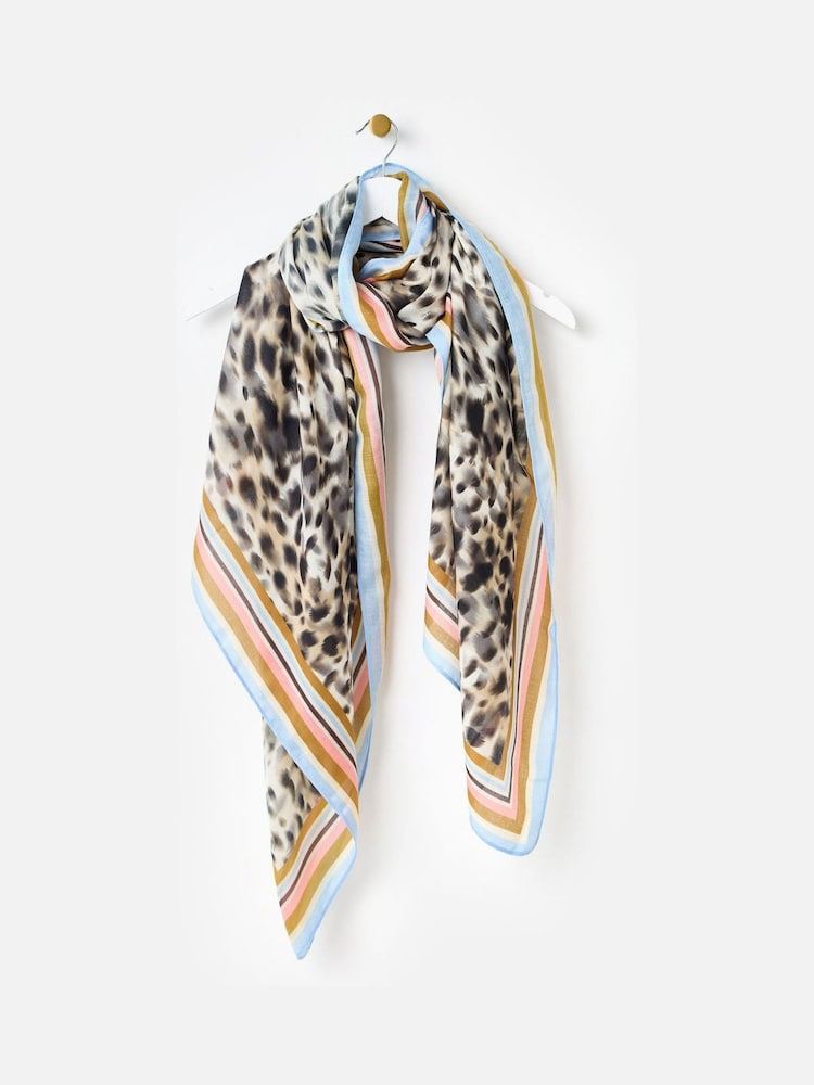 Oliver Bonas Leichter Schal mit Animal-Print - Bild 1 von 5