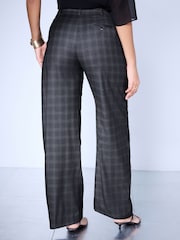 Grey Check Barrel Trousers - Image 3 of 7