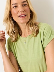 FatFace Ivy Light Green T-Shirt - Image 3 of 7