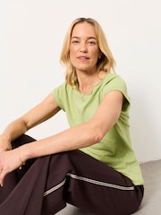 FatFace Ivy Light Green T-Shirt - Image 6 of 7