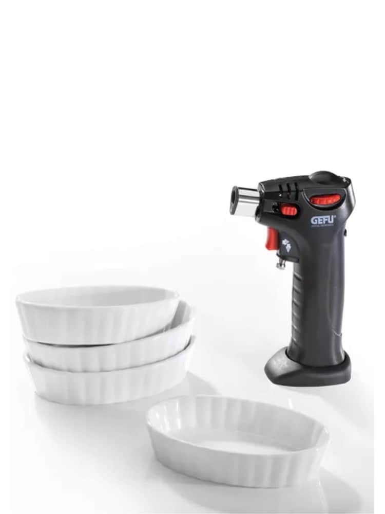 GEFU White CARMELLO Creme Brulee Set - Image 6 of 6 GEFU White CARMELLO Creme Brulee Set - Image 6 of 6