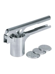 GEFU Silver Tri Star® Potato And Spaetzle Press - Image 1 of 4