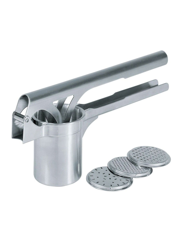 GEFU Silver Tri Star® Potato And Spaetzle Press - Image 1 of 4