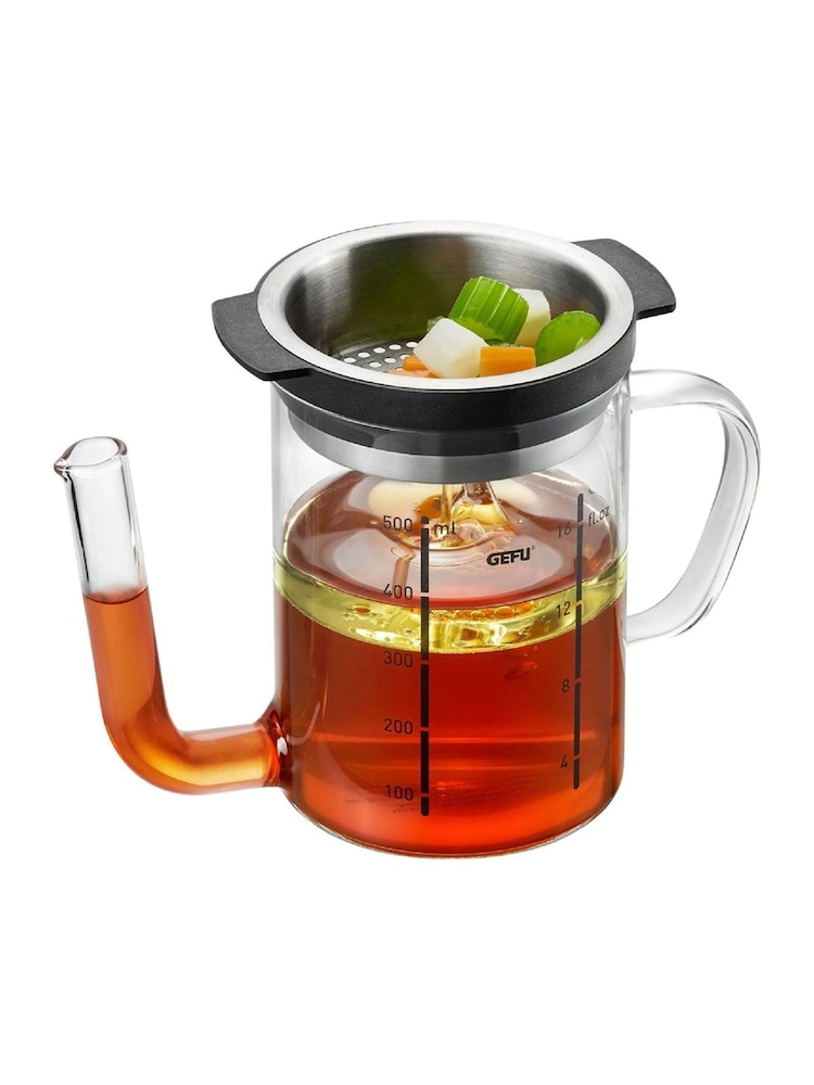 GEFU Black Or Silver Separato Fat Separator Jug - Image 1 of 4