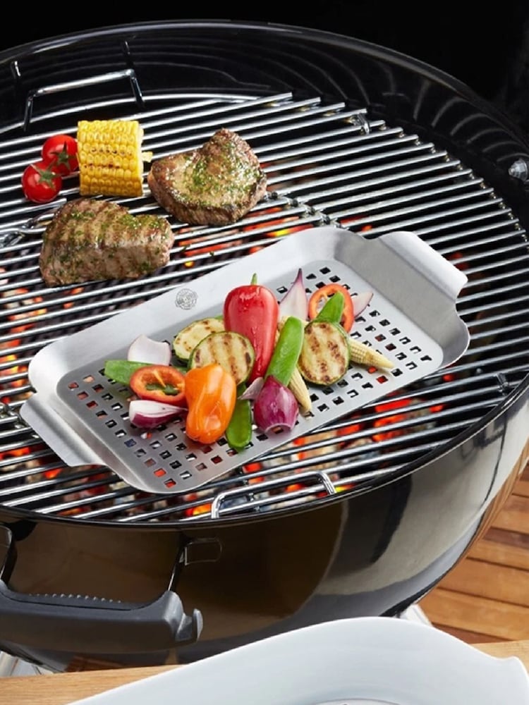 GEFU Silver Grill BBQ Small Pan - Image 1 of 2 GEFU Silver Grill BBQ Small Pan - Image 1 of 2