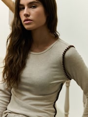 Daily by Desmond & Dempsey Loungewear Set - 6şəkildən 4 şəkil
