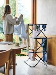 Joseph Joseph Black AirFrame™ 3-tier Airer Clothes - Image 1 of 5