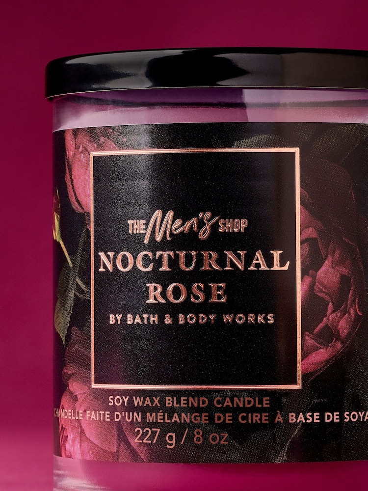 Bath & Body Works Nocturnal Rose Single Wick Candle 227g - Image 2 of 2
