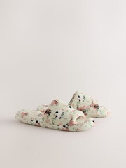 Multi/Green Dog Slider Slippers - Image 5 of 8