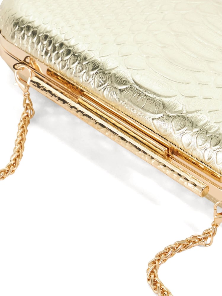 Dune London Gold Body Clutch Bag - Image 5 of 5