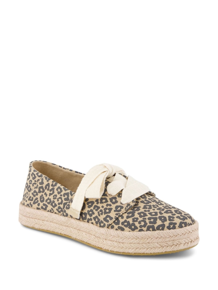 TOMS Animal Carolina Lace Up Espadrilles - Image 1 of 5