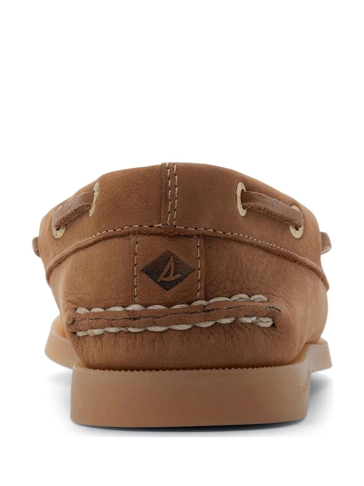 Sperry Brown Authentic 2 Eye Boat Shoes - Image 2 of 5