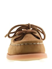 Sperry Brown Authentic 2 Eye Boat Shoes - Image 4 of 5