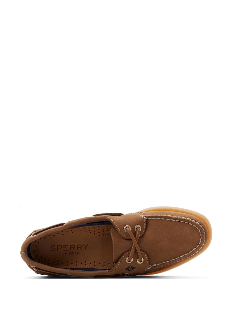 Sperry Brown Authentic 2 Eye Boat Shoes - Image 5 of 5