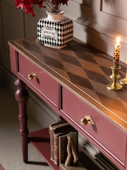 Rockett St George Brick Red Emporium Console Table - Image 2 of 10