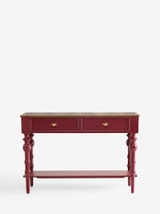 Rockett St George Brick Red Emporium Console Table - Image 7 of 10