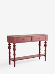 Rockett St George Brick Red Emporium Console Table - Image 8 of 10