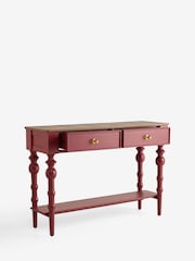 Rockett St George Brick Red Emporium Console Table - Image 9 of 10
